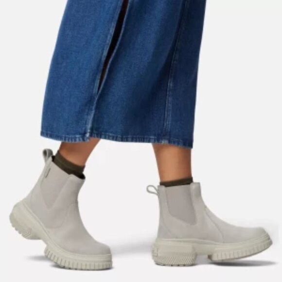 NEW Sorel Ona Ave Chelsea Boots - Waterproof, Leather For Women 925 7s4 - Picture 1 of 9